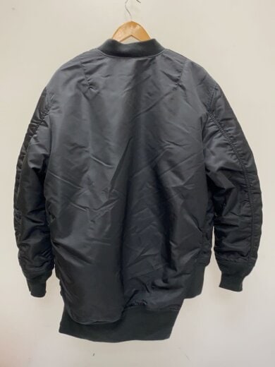 商品画像：フライトジャケット/XL/ナイロン/BLK/プリント/SZ-J017 2