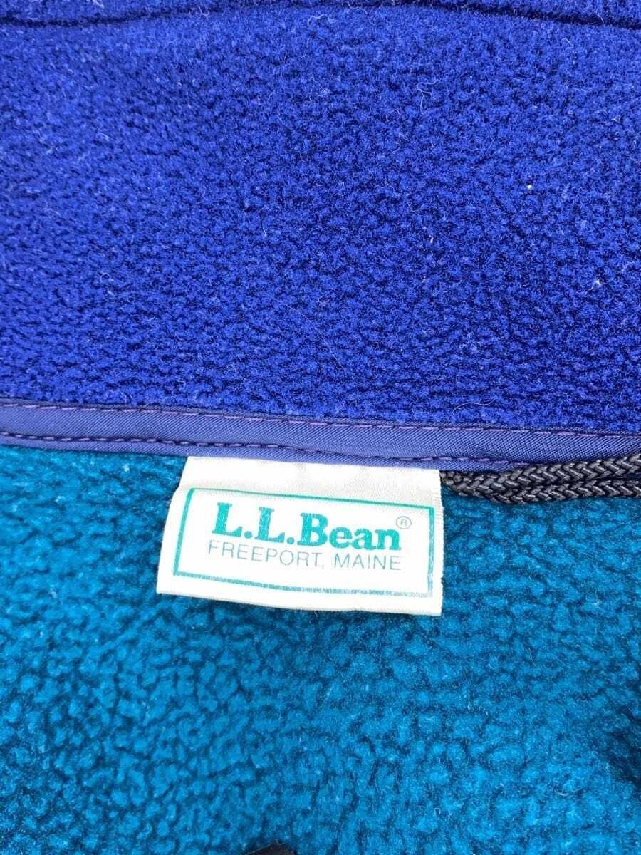 L.L.Bean / 80s/ハーフジップフリースジャケット/グリーン/内タグ欠損