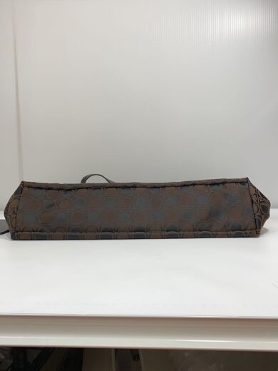 商品画像：トートバッグ/BRW/総柄/AU-21 0867/持ち手使用感有// 4