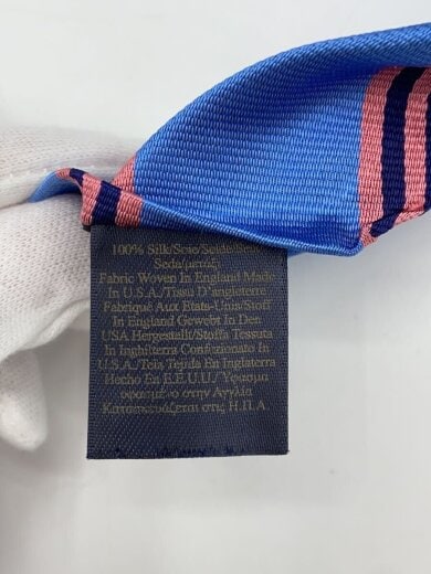 商品画像：ネクタイ/シルク/ブルー/ストライプ/メンズ 4