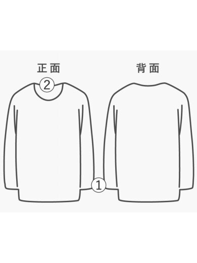 商品画像：325TH SUB-DEPOT SUPPLY/スウェット/前V/L/コットン/グレー/首元ヨゴレ 8