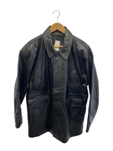 商品画像：80s～/レザージャケット・ブルゾン/FREE/羊革/ブラック 1