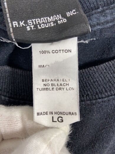 商品画像：2010/両面プリント/Tシャツ/L/コットン/ブラック/小穴複数有 4