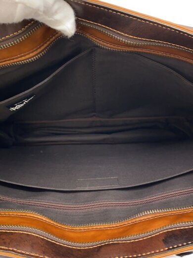 商品画像：ビジネスバッグ/レザー/ブラウン 6