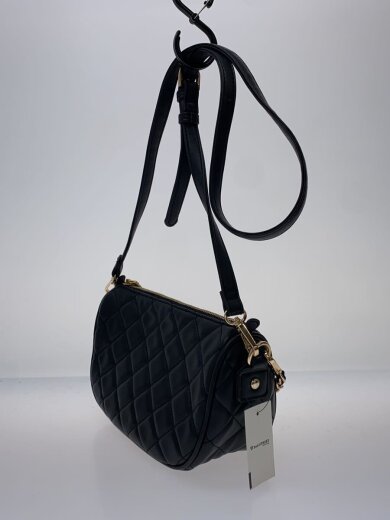 商品画像：ショルダーバッグ/キルティングバッグ/PVC/ブラック 2