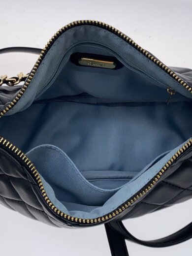 商品画像：ショルダーバッグ/キルティングバッグ/PVC/ブラック 6