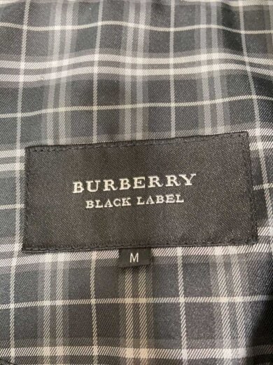画像：BURBERRY BLACK LABELダウンジャケット/M/ポリエステル/グレー/無地/D1F23-621-06/襟、裾毛玉有3