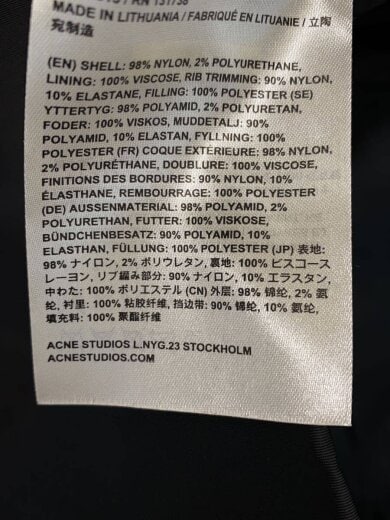 商品画像：ADELA BOMBER/ブルゾン/32/ナイロン/BLK/12M153 5