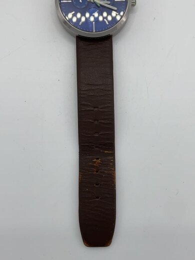 商品画像：腕時計/アナログ/レザー/NVY/BRW 5