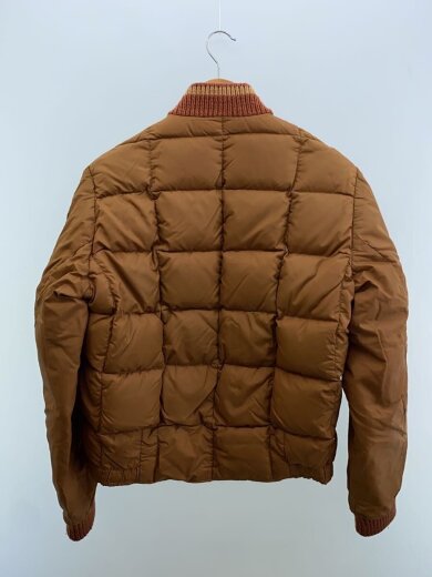 商品画像：70s/棒TALON/ダウンジャケット/ナイロン/ブラウン/無地 2