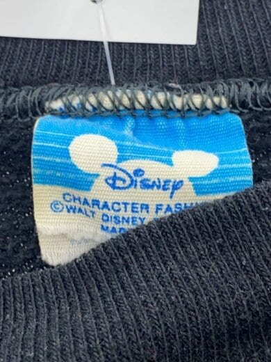 商品画像：90s/USA製/MICKEY/フェルトプリント/スウェット/コットン/ブラック 3