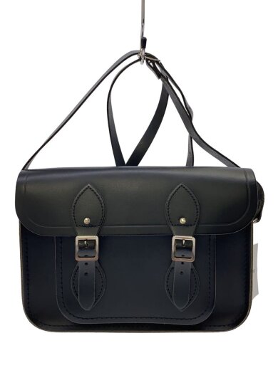 商品画像：The 11Inch Batchel/ショルダーバッグ/レザー/ブラック/無地 1