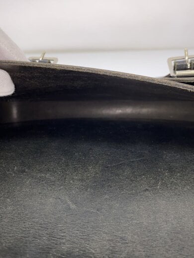 商品画像：The 11Inch Batchel/ショルダーバッグ/レザー/ブラック/無地 5