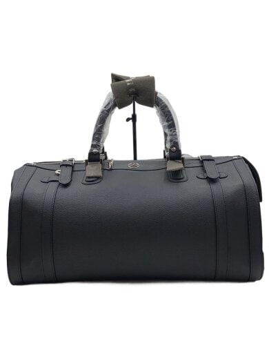 商品画像：×Mercedes-Bentz/ボストンバッグ/レザー/ブラック 1