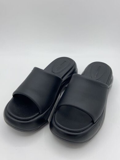 商品画像：ワイドストラップ カーブプラットフォームスポーツサンダル/39/BLK/CK1-70920151 2