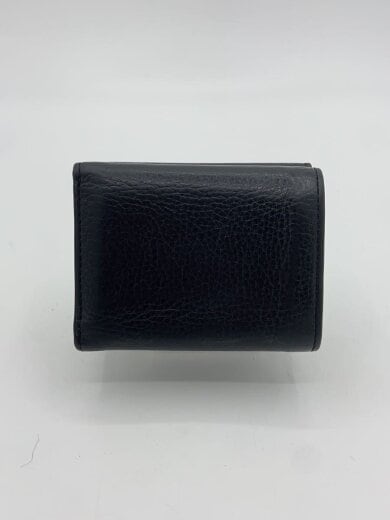 商品画像：3つ折り財布/レザー/BLK/レディース 2