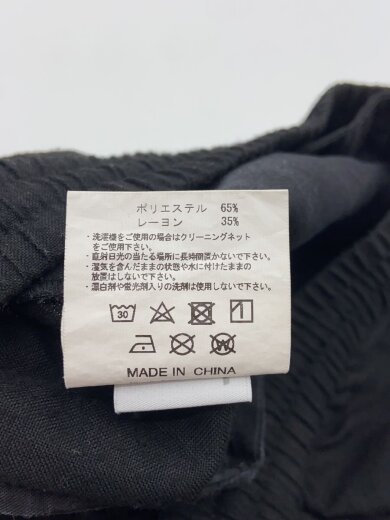 商品画像：BRYAN PANT/M/ポリエステル/ブラック/無地/116497 5