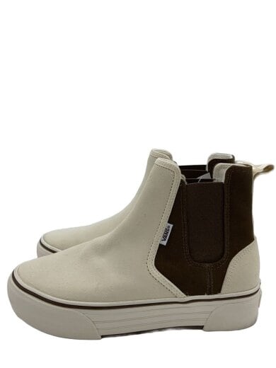 商品画像：SLIP SIDE GORE/サイドゴアブーツ/24cm/ホワイト/スウェード/V192CF 1