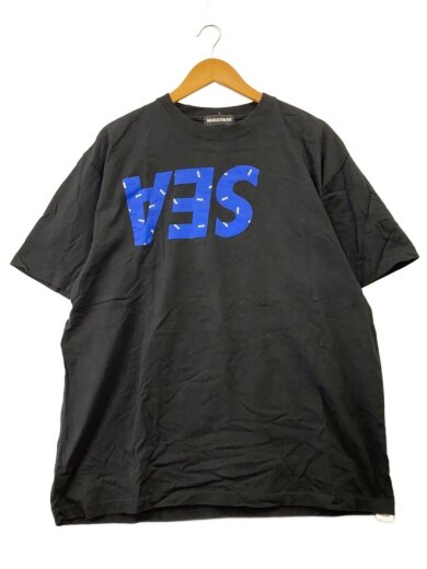 商品画像：Tシャツ/コットン/ブラック/無地 1