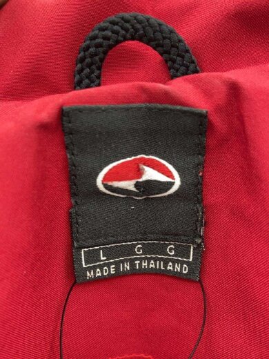 商品画像：00s/タイガーウッズ/アノラック型/ナイロンジャケット/L/ポリエステル/レッド/無地 3