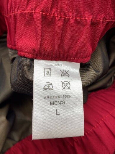 商品画像：00s/タイガーウッズ/アノラック型/ナイロンジャケット/L/ポリエステル/レッド/無地 4