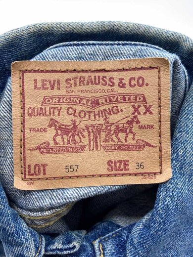 商品画像：90s/3rd/ビックE/日本製/復刻/Gジャン/36/デニム/IDG/71557-02 3