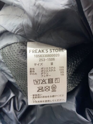 商品画像：×FREAK’S STORE/別注/ダウンジャケット/M/ポリエステル/ブラック 4