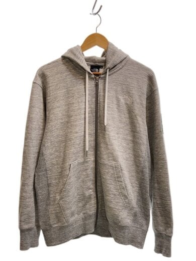 商品画像：SQUARE LOGO FULL ZIP_スクエアロゴフルジップ/L/ポリエステル/GRY/無地 1