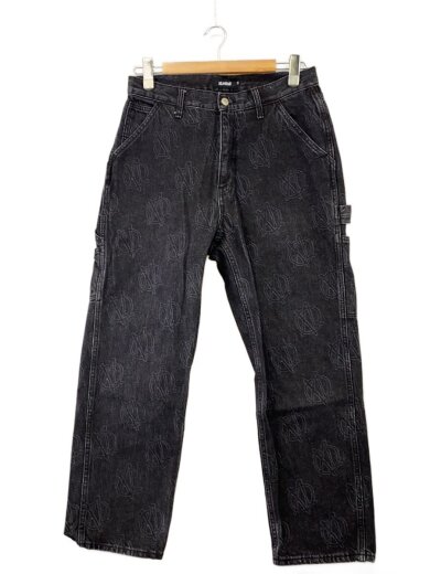 商品画像：ALLOVER CIRCLE XL DENIM PANTS/32/デニム/BLK/総柄/1012340310// 1
