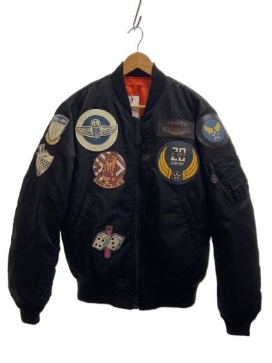 商品画像：TOP GUN MA-1 /フライトジャケット/L/ポリエステル/BLK/無地/783-5952037// 1