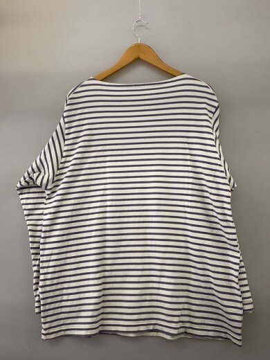 商品画像：21SS/ボーダーボートネック/長袖Tシャツ/2/コットン/WHT/ボーダー/T01-05017// 2