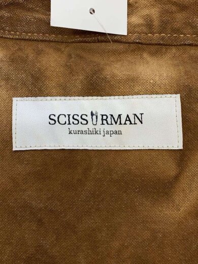 商品画像：SCISSORMAN/柿渋染め/羽織りジャケット/M/コットン/BRW/無地// 3
