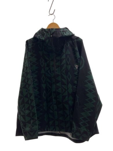 商品画像：WEATHER EFFECT JACKET/L/ナイロン/BLK/総柄/MR684/複数小さなシミ有// 1