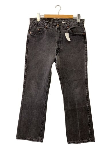画像：Levi’s80s/オレンジタブ/517/ボタン裏52/ブーツカットパンツ/38/デニム/BLK/無地//1