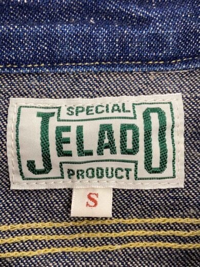 商品画像：マチ付/長袖シャツ/S/デニム/IDG 3