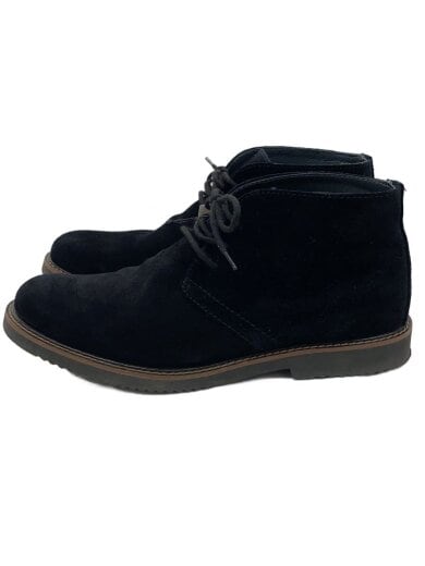 商品画像：レースアップブーツ/26cm/BLK/スウェード/HL60023 1