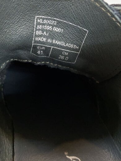 商品画像：レースアップブーツ/26cm/BLK/スウェード/HL60023 5