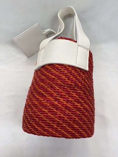 商品画像：カゴバッグ/--/RED 3