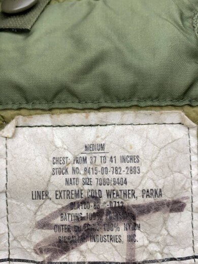 商品画像：80s/ライナー付/M-1951/モッズコート/M/コットン/KHK 3