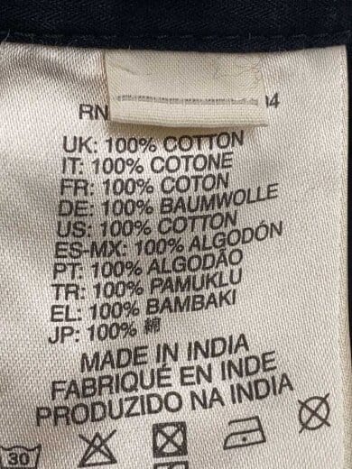 商品画像：カーゴパンツ/32/コットン/BLK 5