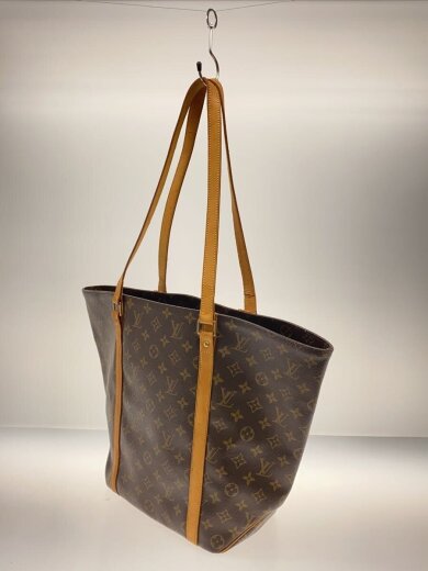 商品画像：サック・ショッピング_モノグラム・キャンバス/PVC/BRW/総柄 2