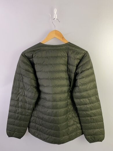 商品画像：スペリオダウン ラウンドネックジャケット/S/ナイロン/KHK 2