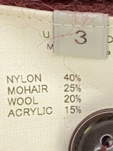 商品画像：カーディガン(厚手)/3/ナイロン/BRD/ストライプ/US2096// 4