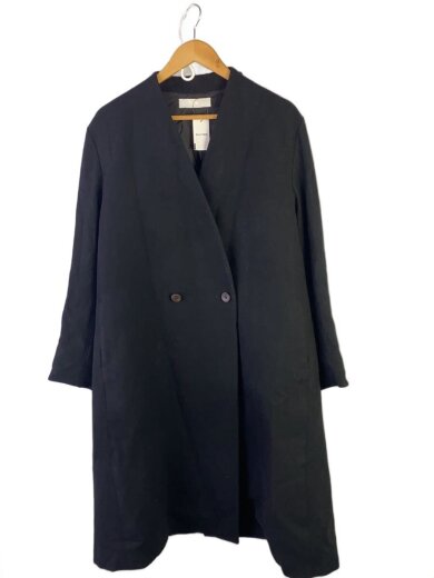 商品画像：コート/--/ウール/BLK/無地/E219-502 1