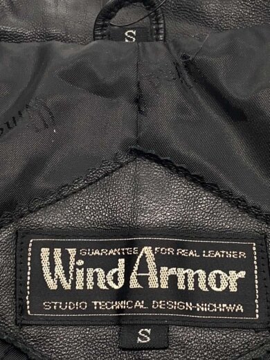 商品画像：レザージャケット・ブルゾン/S/羊革/BLK 3