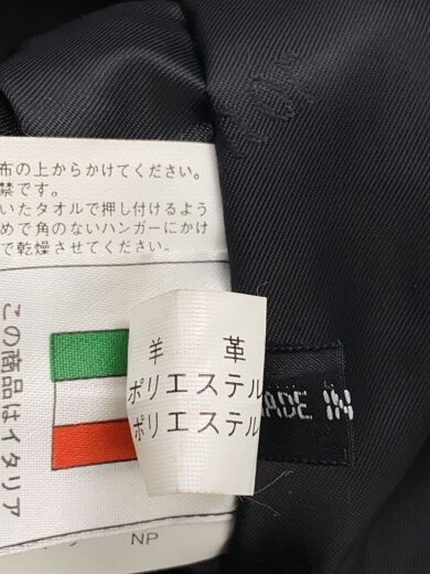 商品画像：レザージャケット・ブルゾン/S/羊革/BLK 4