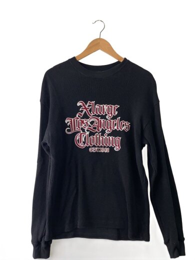 商品画像：長袖Tシャツ/M/コットン/BLK/101253013002// 1