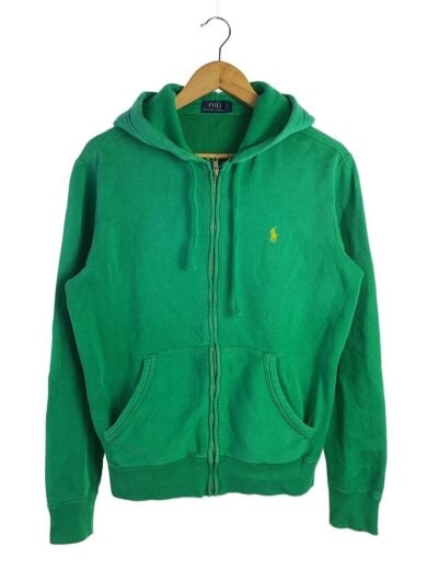 商品画像：ジップパーカー/S/コットン/GRN/710539818004 1