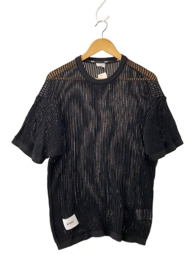 商品画像：Tシャツ/3/コットン/BLK/251FZDT-KNM02// 1
