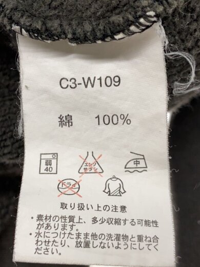 商品画像：パーカー/M/コットン/GRY/c3-w109 4